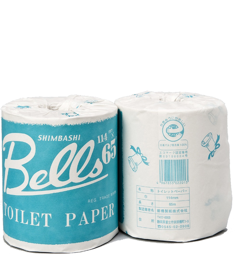 トイレットペーパー  ベル シングル 65ｍ 100ロール 芯あり