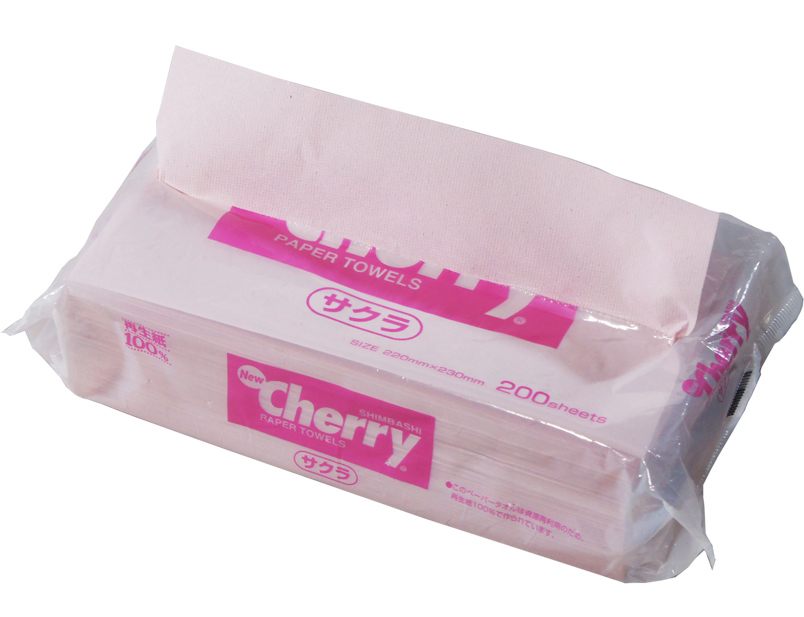ペーパータオル ニューチェリーサクラタオル 200枚 35パック