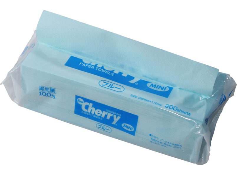 ペーパータオル ニューチェリーブルーミニタオル 200枚 48パック