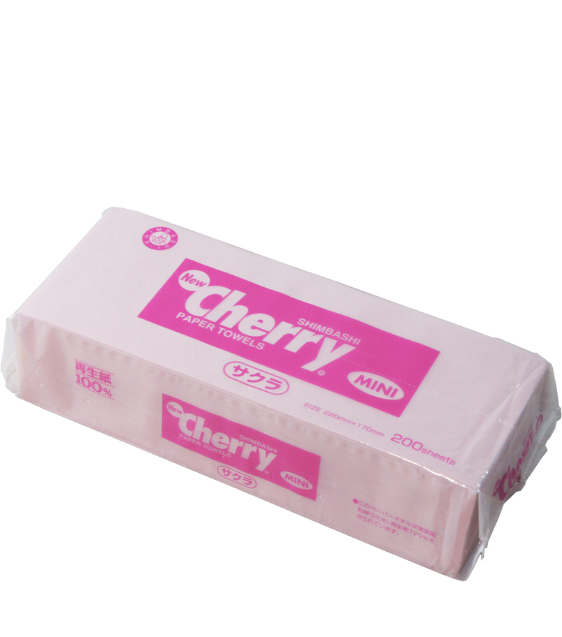 ペーパータオル ニューチェリーサクラミニタオル 200枚 48パック
