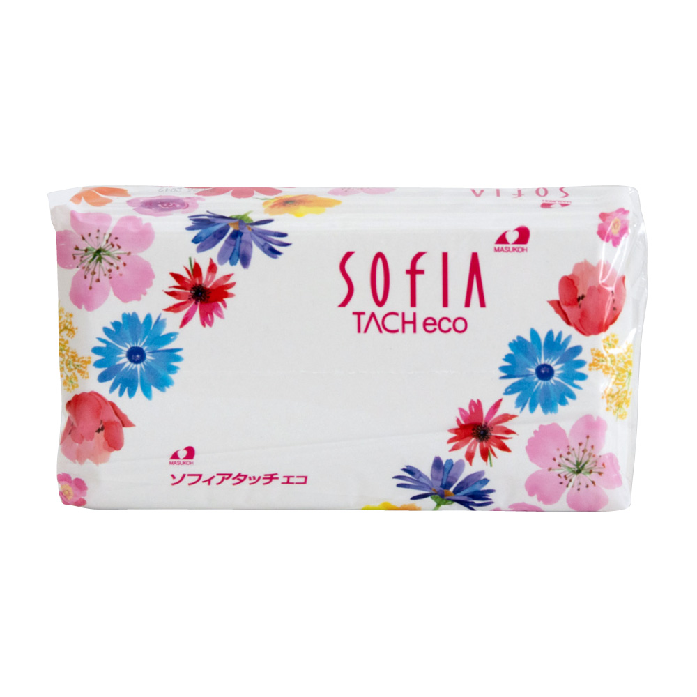 ティッシュペーパー ソフィアタッチエコ150組×5個×3パックセット